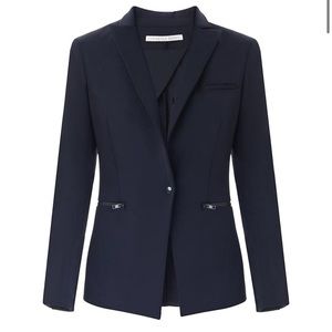 NEW NWT Veronica Beard SCUBA JACKET NAVY